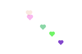 鼠标点击显现不同颜色爱心的样式特效代码分享-大雄搜集站