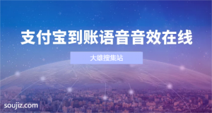 支付宝即时到账语音音效在线生成器html有趣源码-大雄搜集站
