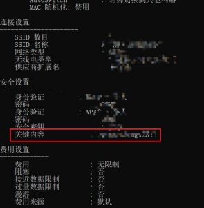 电脑cmd命令快速查看连接过的WIFI密码-大雄搜集站