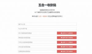在线生成五合一收款码源码-大雄搜集站