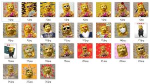 很火的金钱豹透明背景头像附原图分享-大雄搜集站