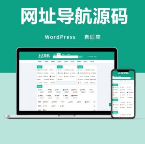 wordpress网址导航自适应手机端简约风主题模板-大雄搜集站