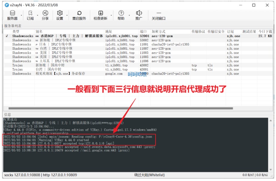 windows使用v2rayN详细使用教程插图8