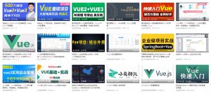VUE.JS学习项目全套教程从入门到精通-大雄搜集站