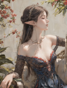 分享9张用 AI 智能生成美女图附关键词-大雄搜集站