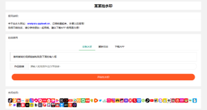 视频抖音快手小红书几十种平台去水印PHP网站源码-大雄搜集站