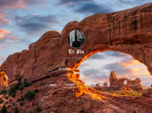 个人主页源码 翻盖式LOGO-大雄搜集站